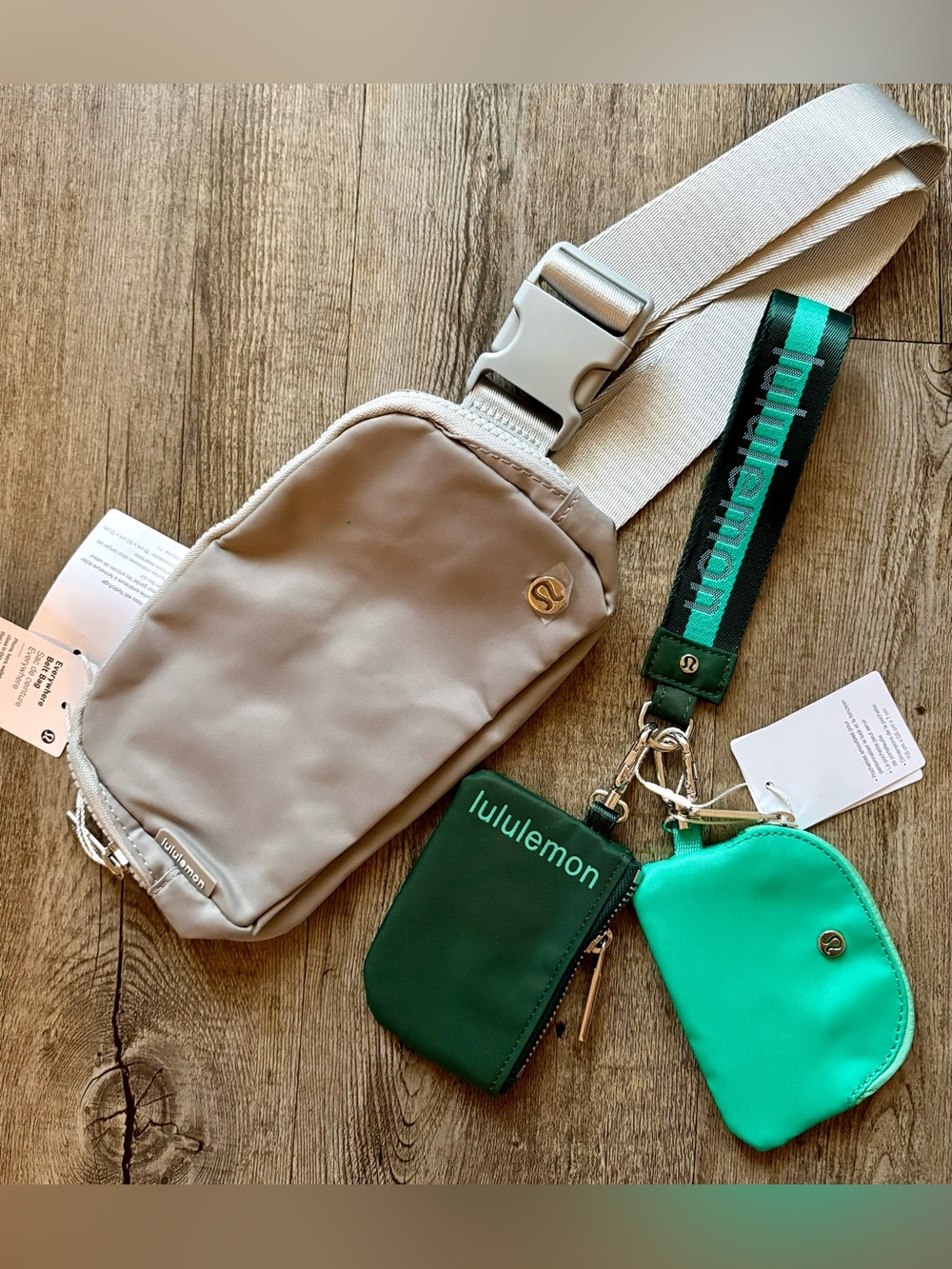 lululemon belt bag & keychain pouch NEW